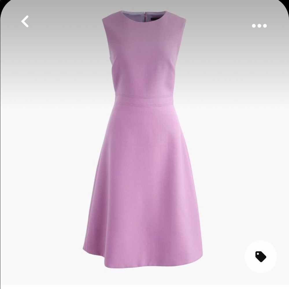 J.Crew A Line Double Serge Wool Dress Size 4